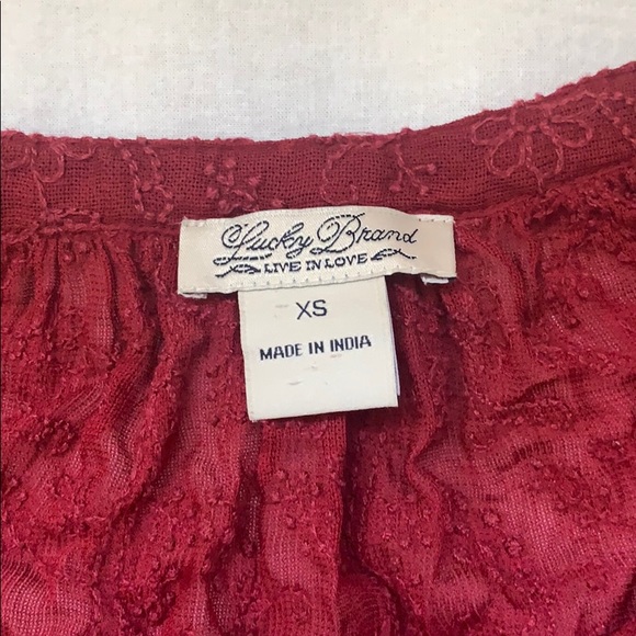Lucky Brand Embroidered Blouse - Picture 2 of 2